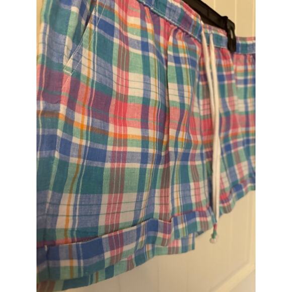 Vineyard Vines Madras Linen Plaid Shorts M NWOT - Picture 4 of 9